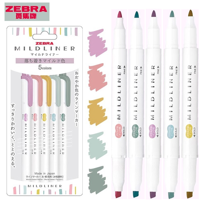 Zebra Mildliner Highlighter Pe - Zebra Pen Mildliner recension och pris