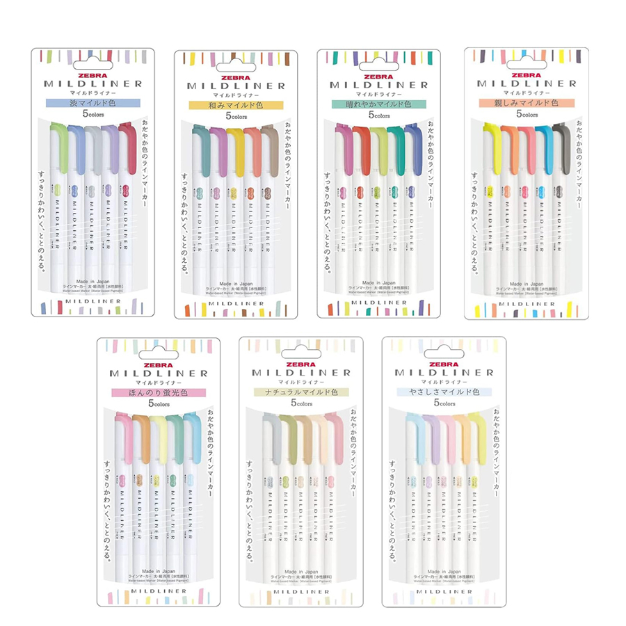 Zebra Full 35/25Colors Mildlin - Zebra Pen Mildliner recension och pris