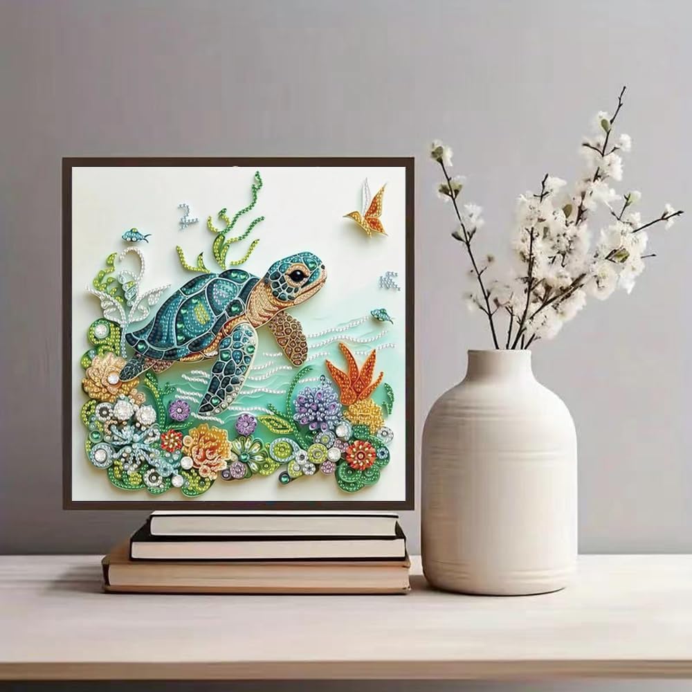 Sea Turtle Animal Diamond Pain - Resin Craft For Beginners recension och pris