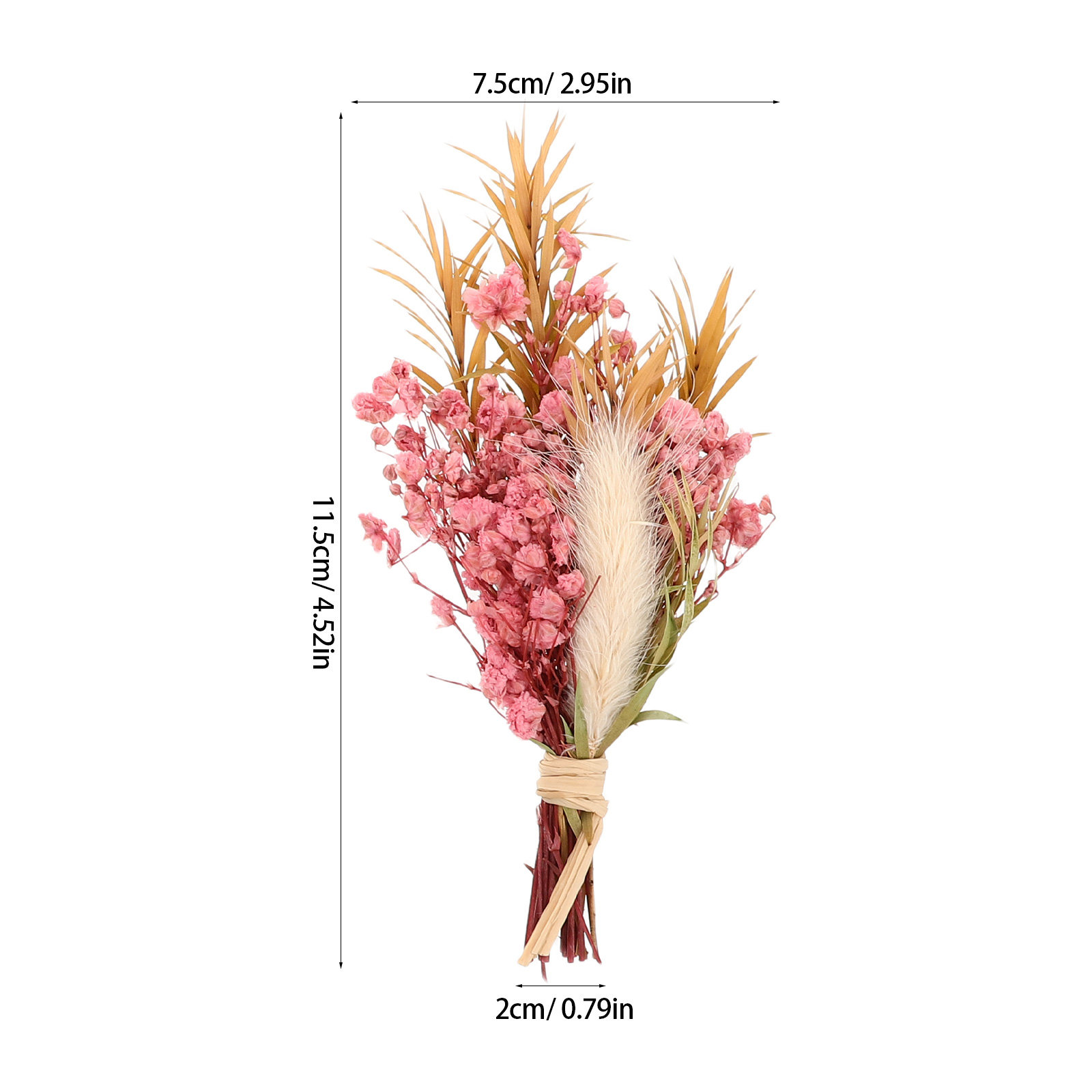 3Pcs Mini Dried Floral Bouquet - Dried Flower Bulk recension och pris