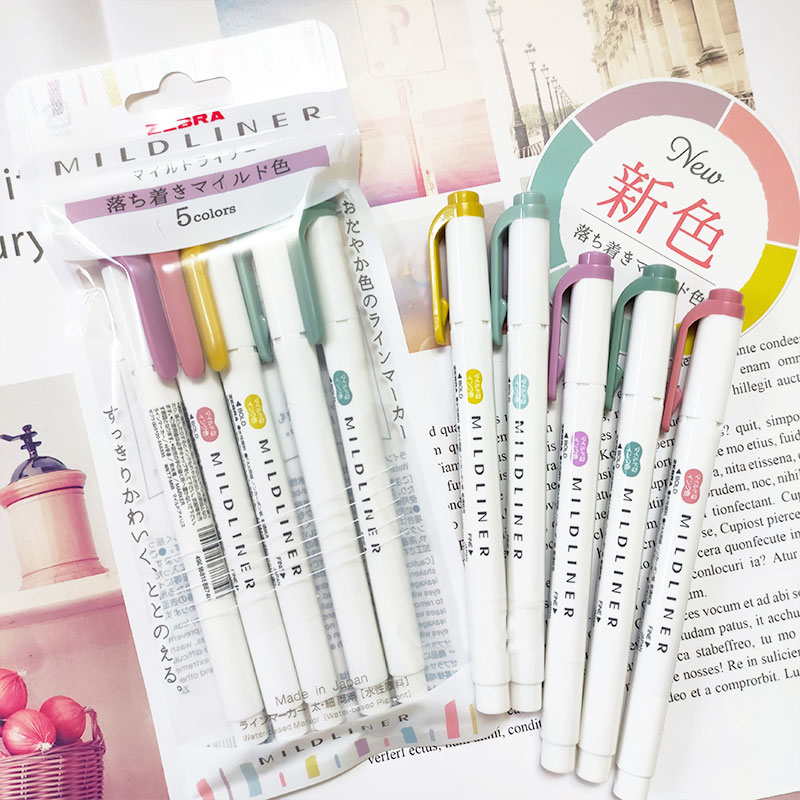 NEW zebra mildliner highlighte - Zebra Pen Mildliner recension och pris