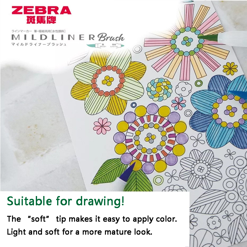 Zebra Highlighter WFT8 Mildlin - Zebra Pen Mildliner recension och pris