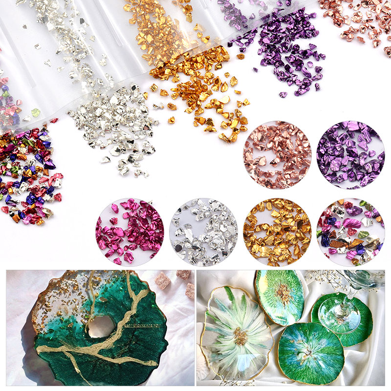 Epoxy Resin Colorful Metallic  - Gold Foil Flakes recension och pris