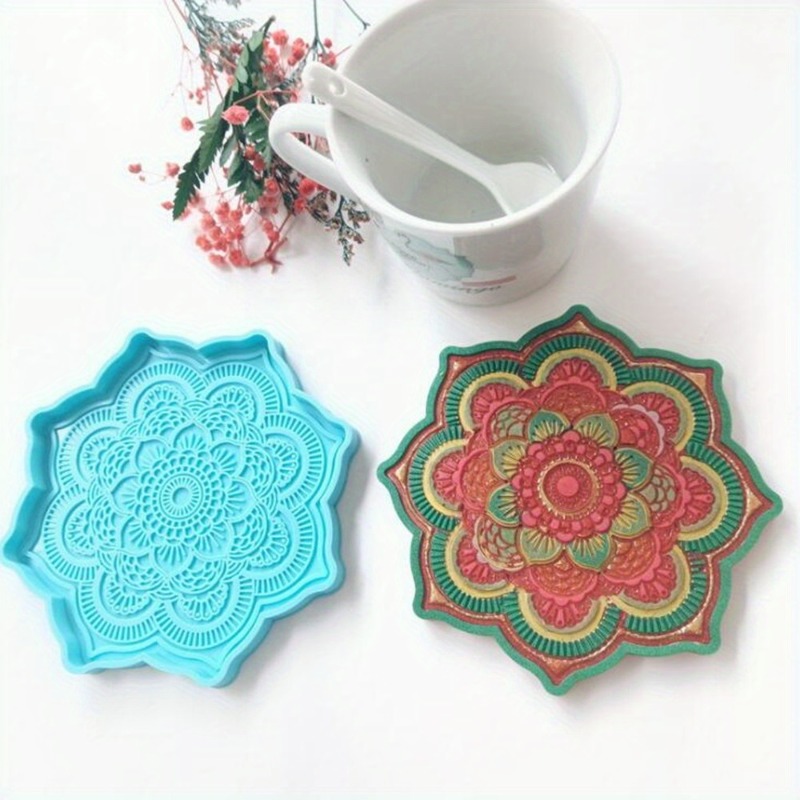 Mandala Coaster Silicone Mold  - Resin Craft Ideas recension och pris
