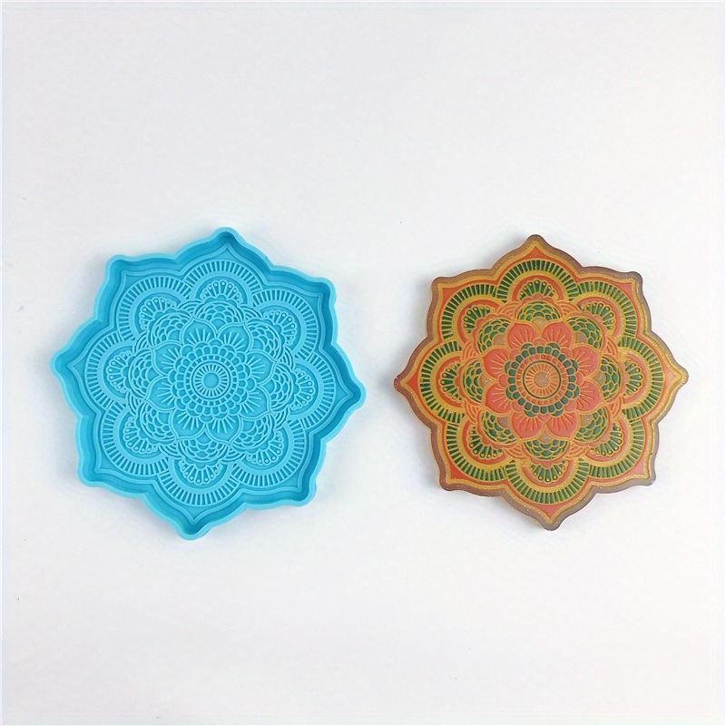 Mandala Coaster Silicone Mold  - Resin Craft Ideas recension och pris