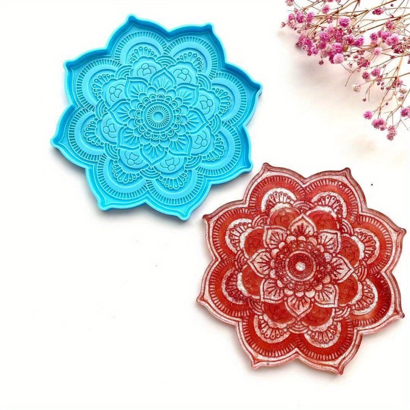 Mandala Coaster Silicone Mold  - Resin Craft Ideas recension och pris